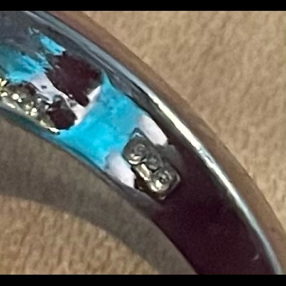 7.05 ct prasiolite ring in sterling silver. - Picture 13 of 13